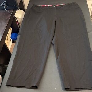 Cato Black Women's Capris with Red Accent